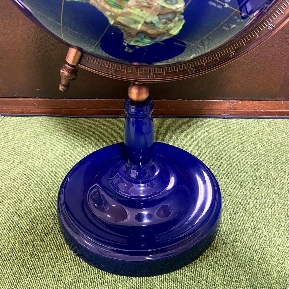 高さ65cm 天然石 地球儀