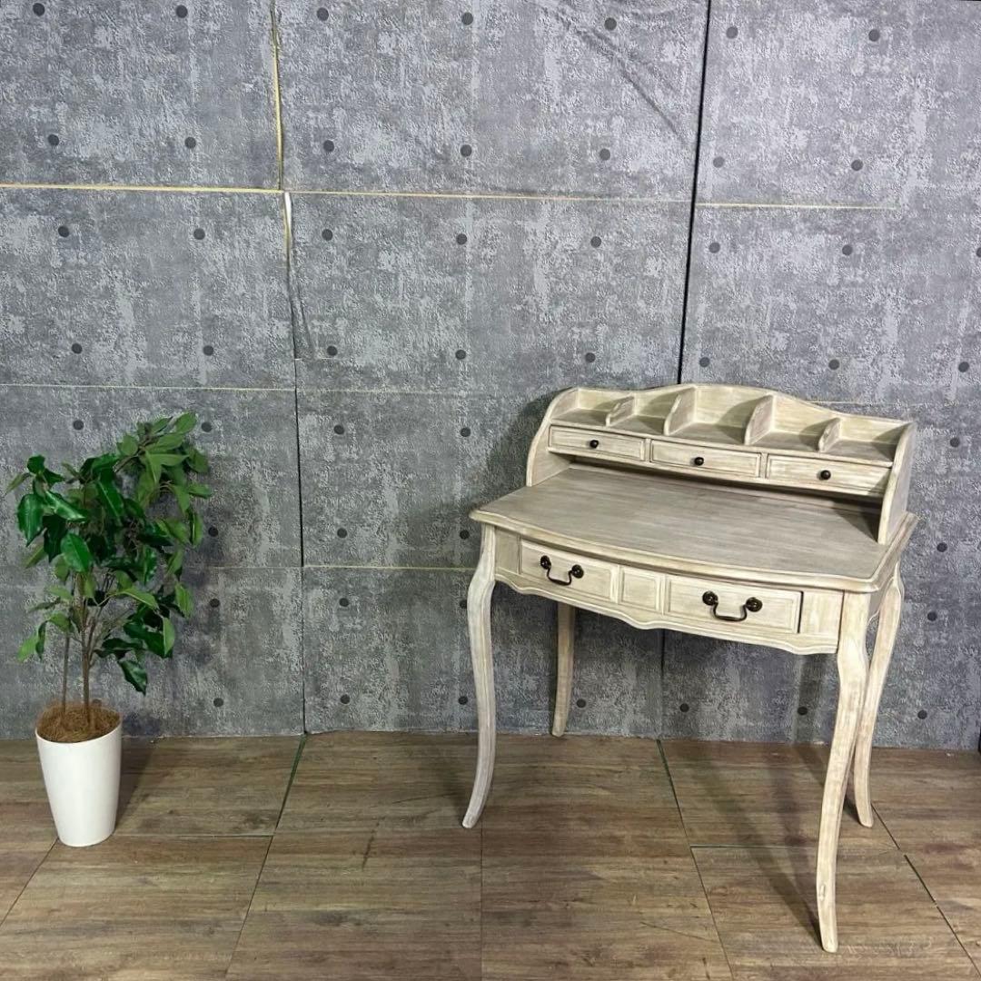 ꧁シャビーシック꧂シシリーコンソールテーブル 机 ドレッサー デスク