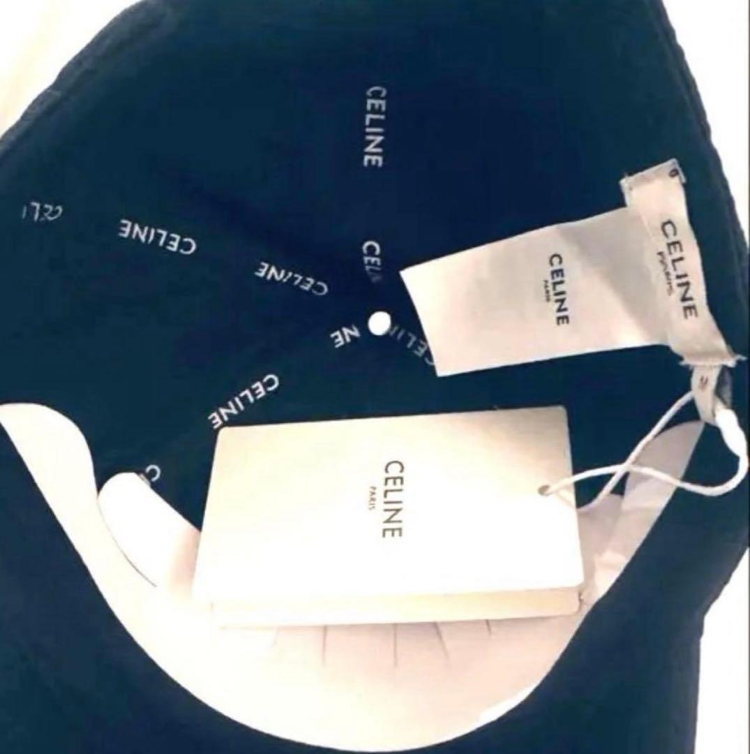 新品未使用　セリーヌ　CELENE キャップ　ブラック　黒　M タグ付　帽子