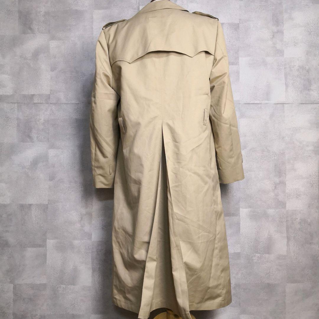 美品 L クリスチャン ディオール ロング トレンチ コート ベージュ ライナー