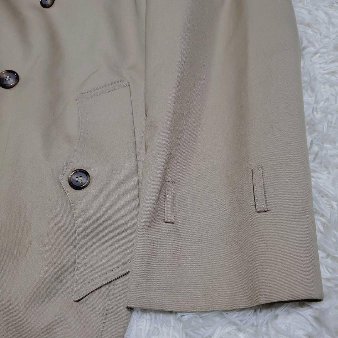 美品 L クリスチャン ディオール ロング トレンチ コート ベージュ ライナー