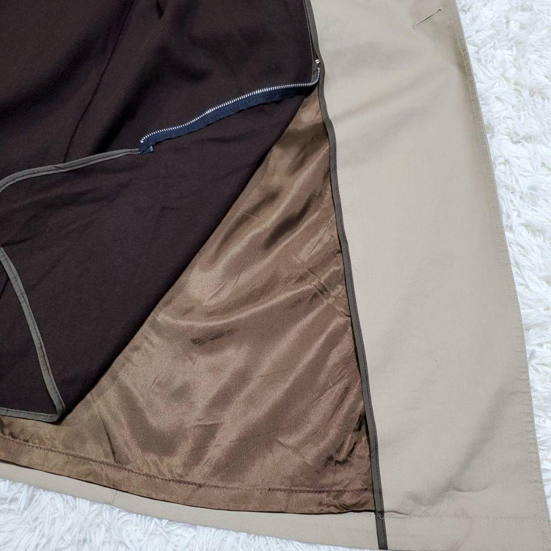 美品 L クリスチャン ディオール ロング トレンチ コート ベージュ ライナー