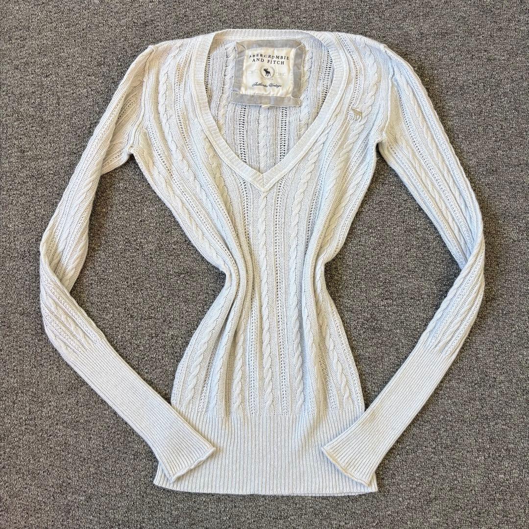トップス vintage Abercrombie&Fitch y2k knit L