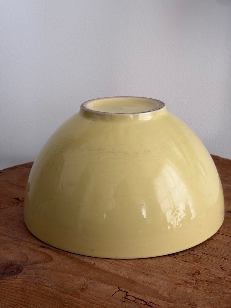 希少サイズArabia Kilta Bowl yellow 特大 アラビア