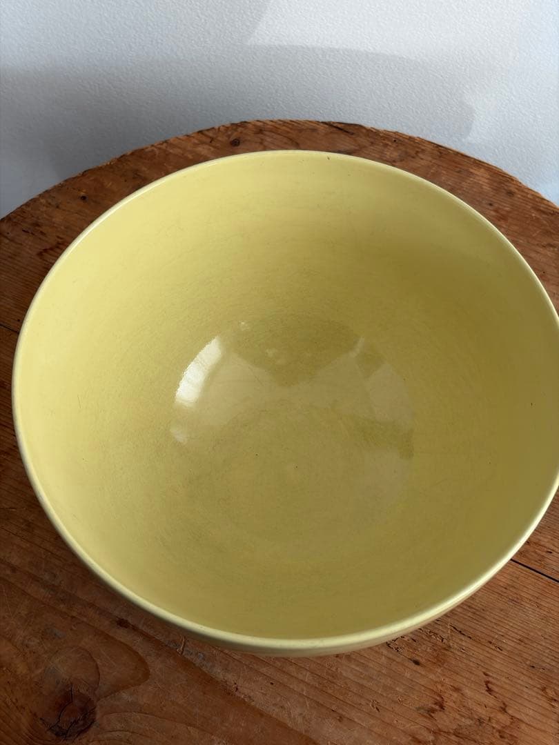 希少サイズArabia Kilta Bowl yellow 特大 アラビア