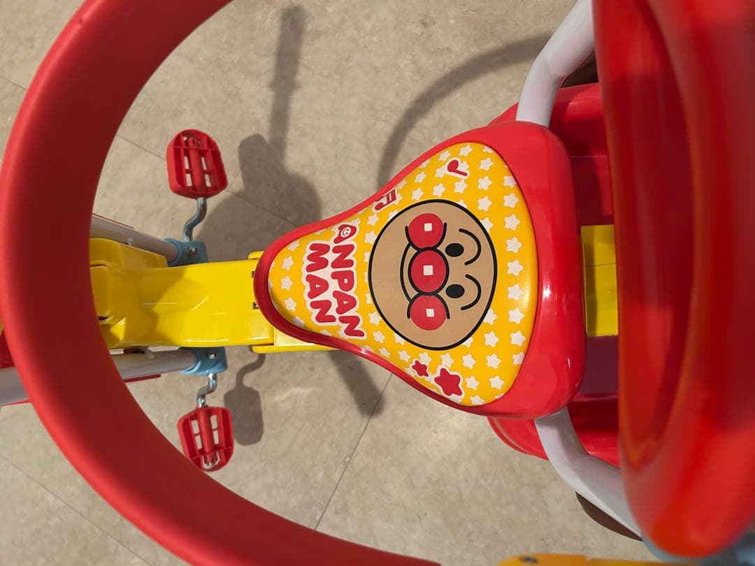 アンパンマン・折りたたみ三輪車