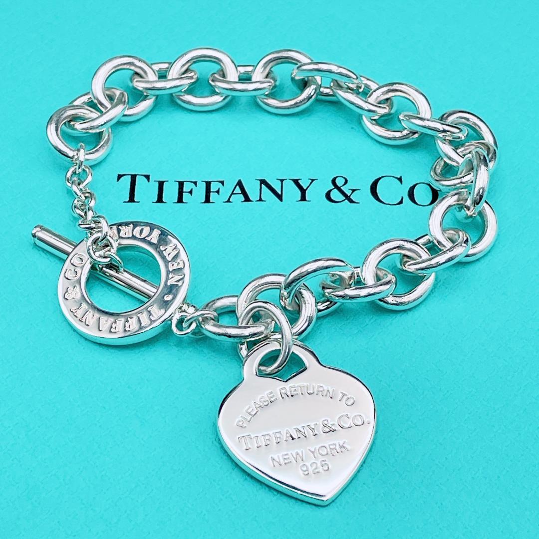 ◇ティファニー◇ 新品仕上済 リターントゥ ハート トグル ブレスレット 34g