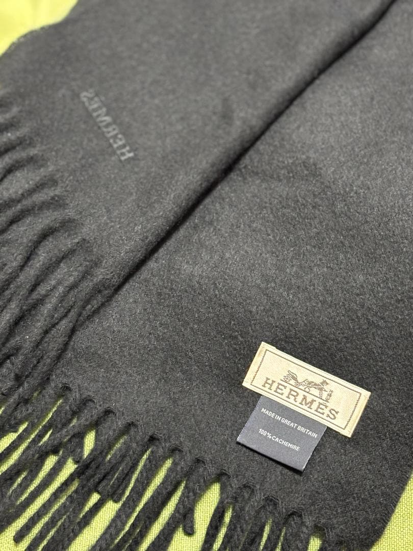 エルメス　カシミアマフラー　メンズ【新品・未使用】