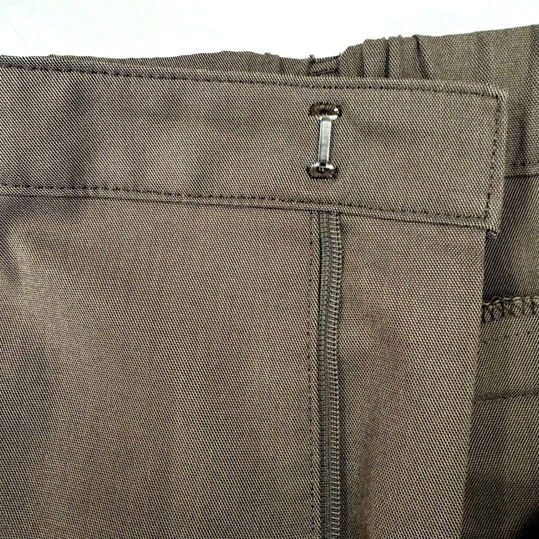 現行　美品　ジェイプレス セットアップ ノーカラー ワイドパンツ ベージュ11号