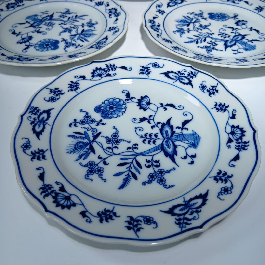 ブルーダニューブカップ＆ソーサ6客 ケーキ皿6枚　ティーポット１個セット