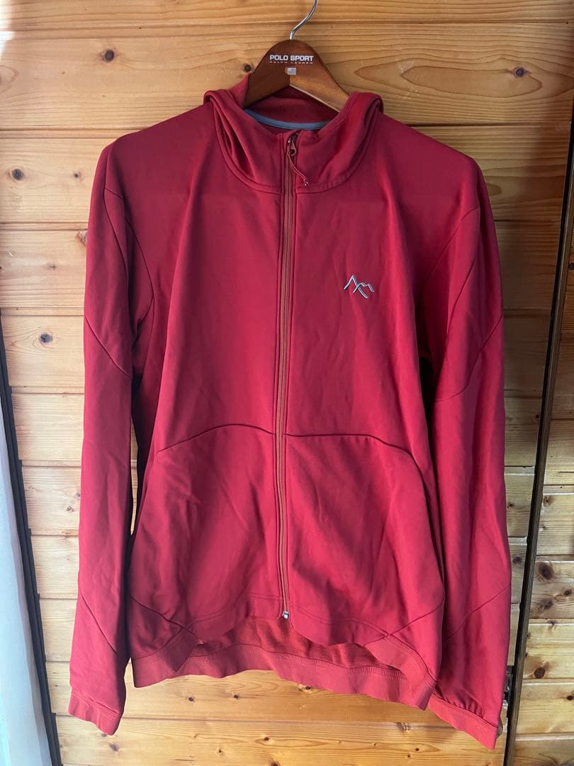 7mesh セブンメッシュ　パーカー　赤　L