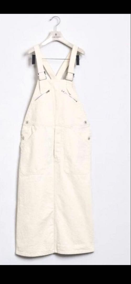 ダントン　サロペットスカート　エクリュ　36