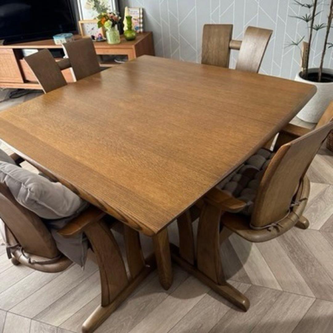 飛騨産業　白川　SHIRAKAWA WAKON和魂 テーブルのみ