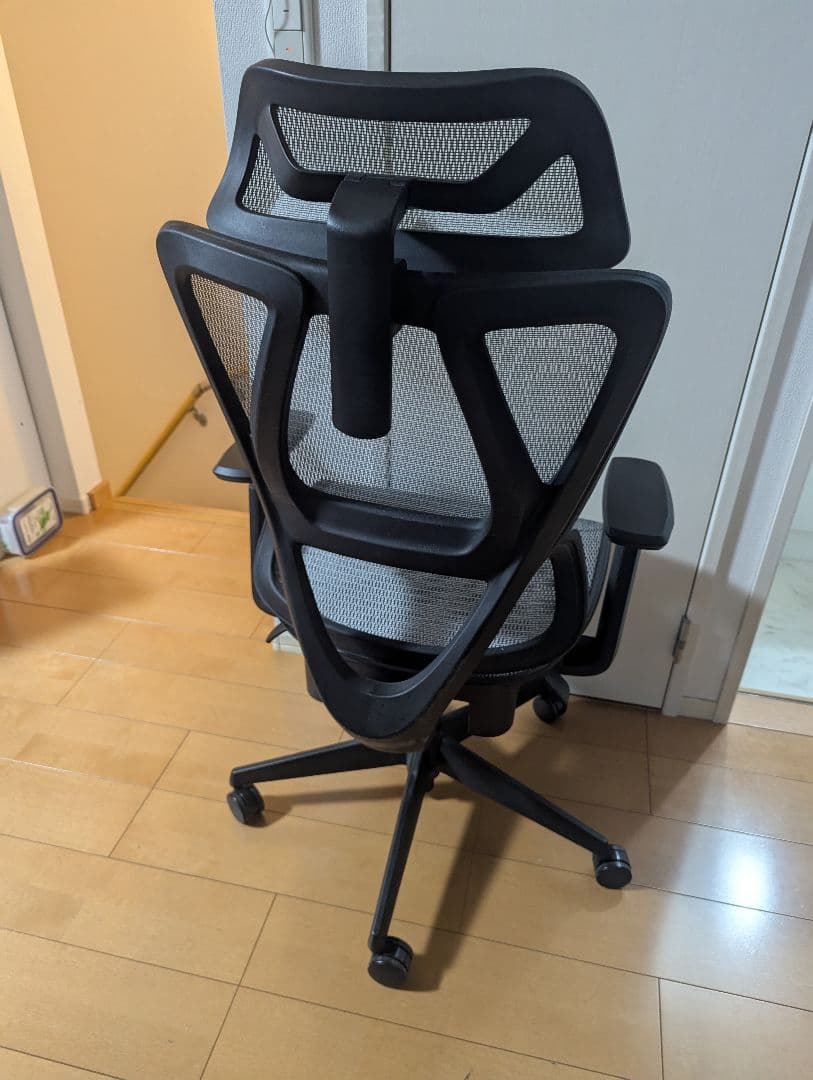 【本日特価】ニトリ オフィスチェア(OC707 エラストマーメッシュ GY)