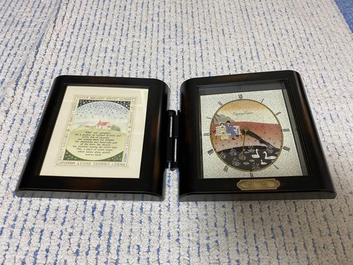 置き時計 本 型 レトロ 昭和