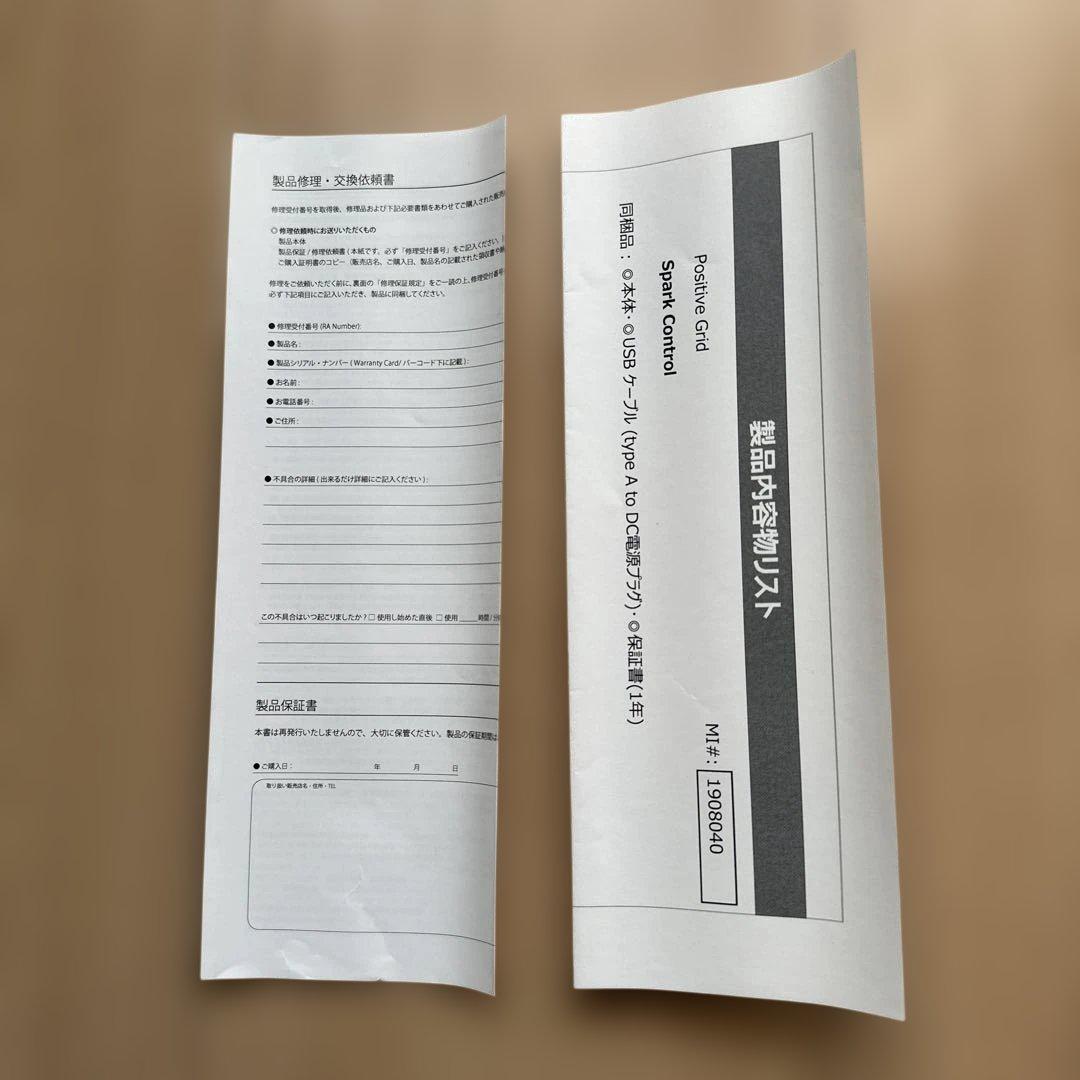 ギター Positive Grid Spark Control