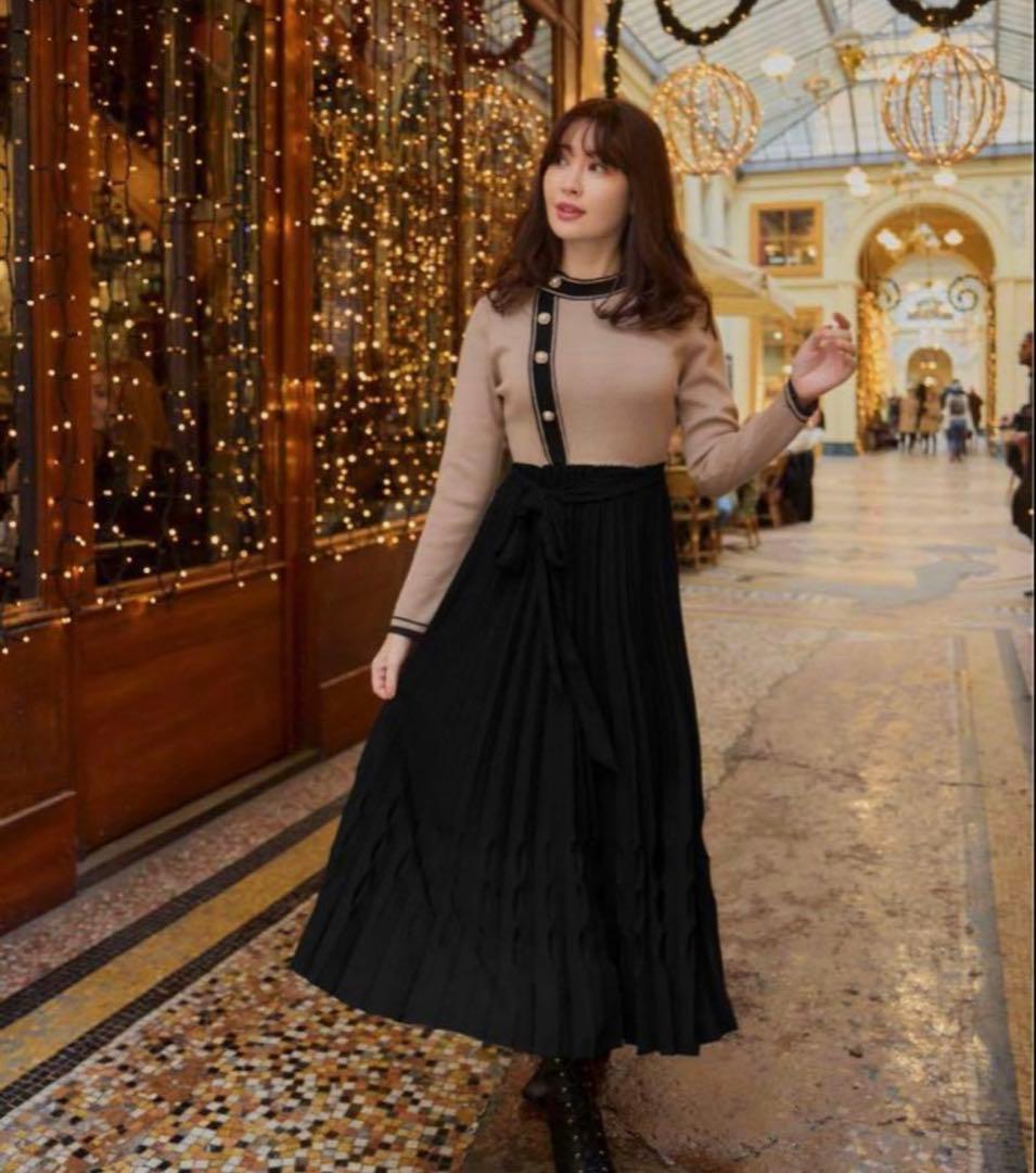 ワンピース herlipto Saint Honore Long Dress