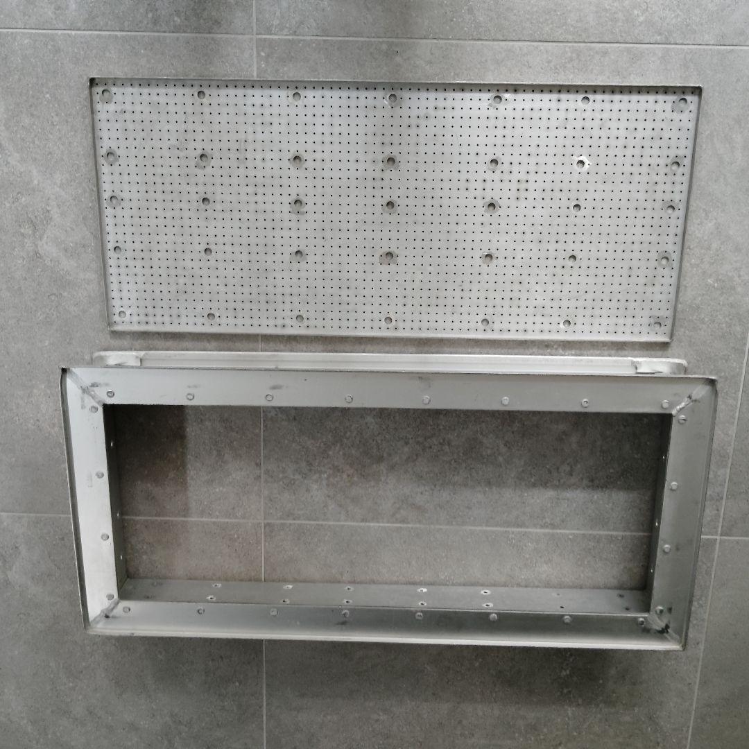 工業系　インダストリアル　アルミケース　6段セット　スタッキング　シルバー