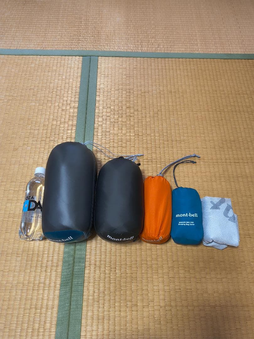 モンベル シュラフセット（ダウンハガー、サーマルシーツ、バッグカバー、シーツ）