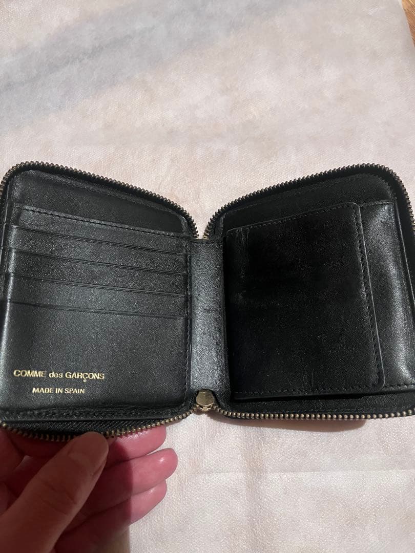 ウォレット コム デ ギャルソン black SA2100