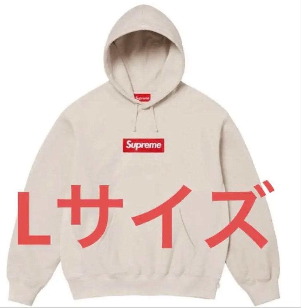 トップス Supreme Box Logo Hooded Sweatshirt Stone