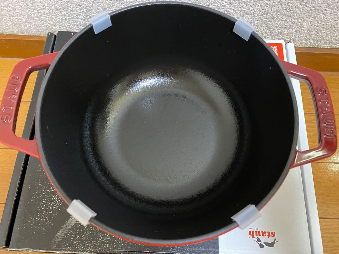 《美品》STAUB Wa-NABE 18cm Mチェリー40501-007