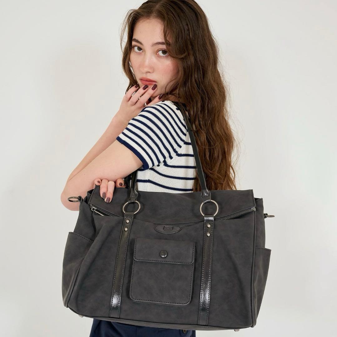 【新品・未使用】ショルダー付き トラベルバッグ TINA：JOJUN