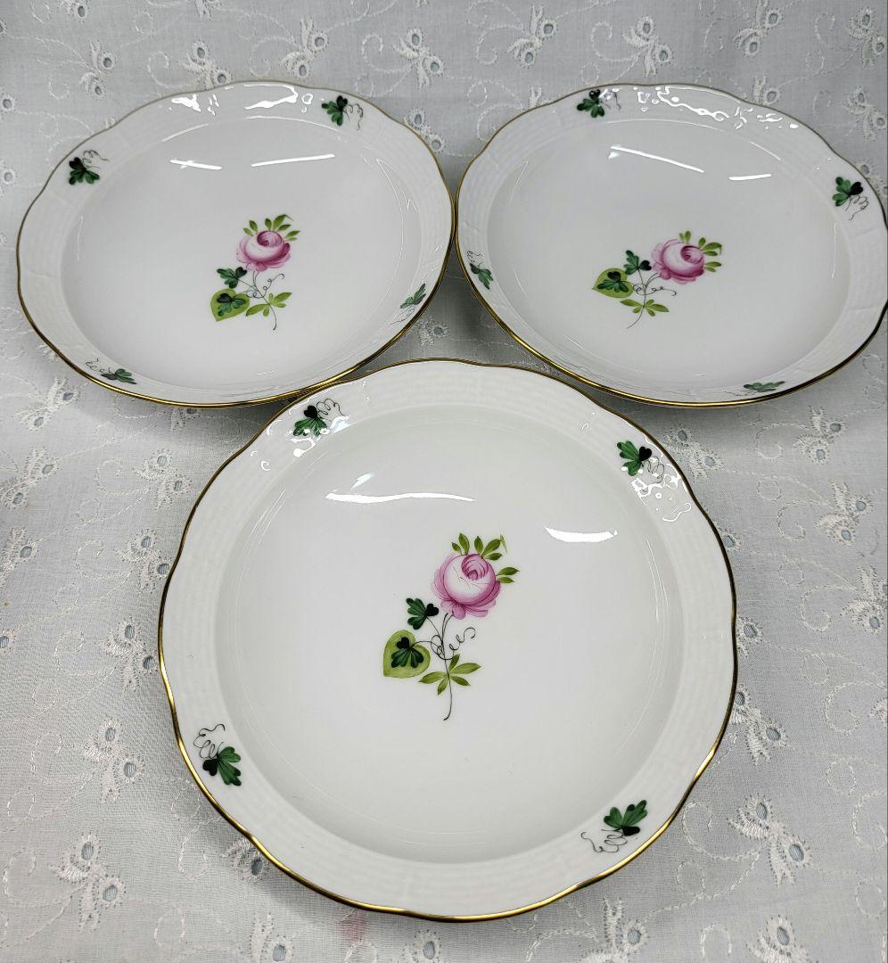 美品✨ヘレンド ウィーンの薔薇 サラダ フルーツ ボウル 小皿 プレート②