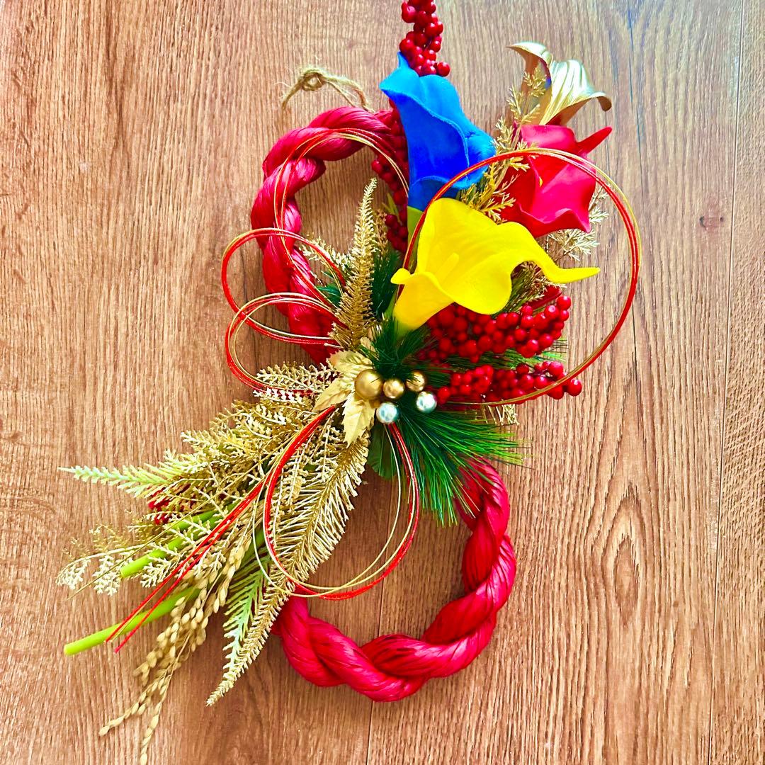 オメガ　オーダーページ 2025しめ縄　水引ミニお飾り　仏花