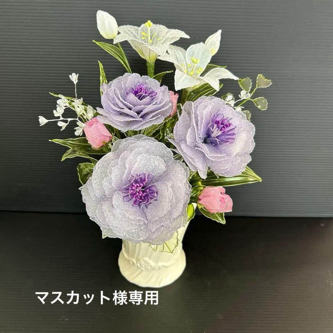 アメリカンフラワーディップフラワーオールドローズ、百合