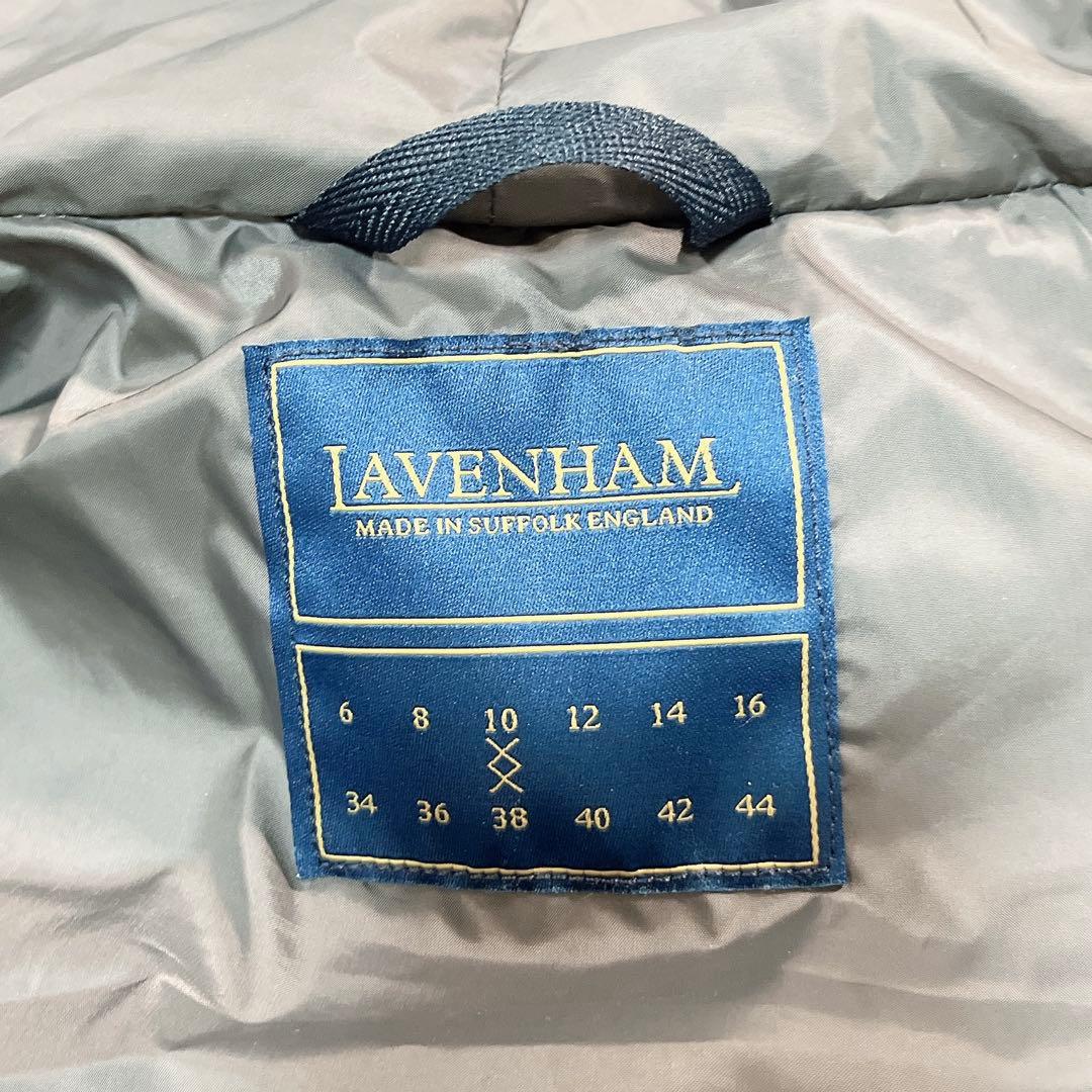 ラベンハム ビッグ キルト ロングライン バートン　キルティング　コート　フード