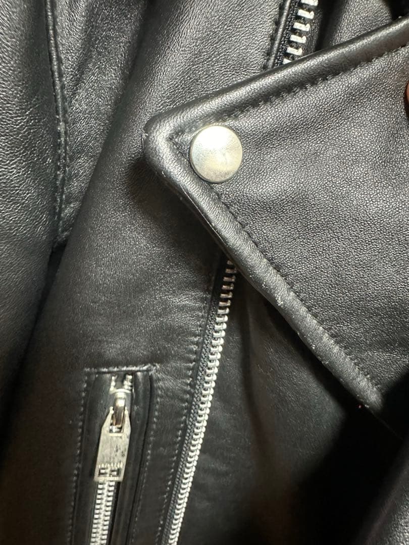 ダブルライダースジャケット　羊革　定価29480円