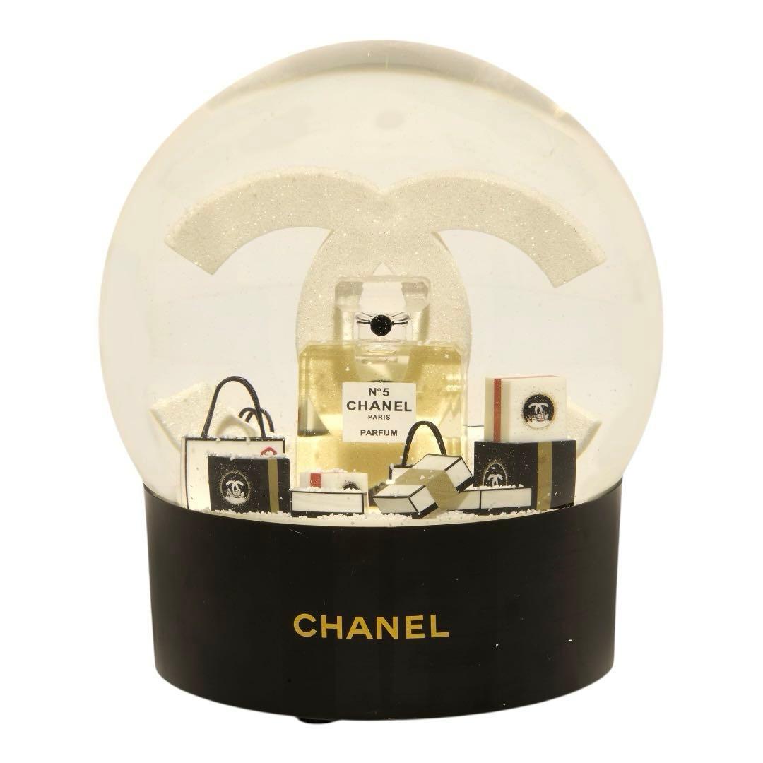 【新品未開封】 CHANEL N°5 黒 スノードーム 特大サイズ 電動式 ②