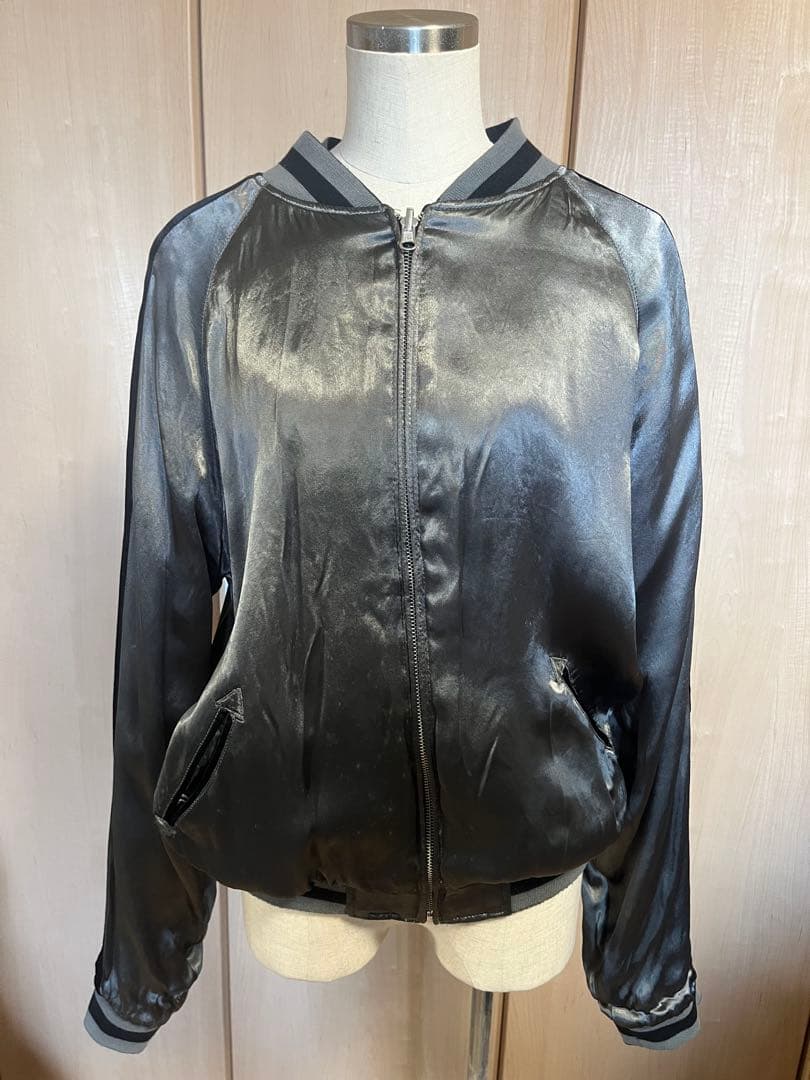 エヴァンゲリオン スカジャン 黒赤