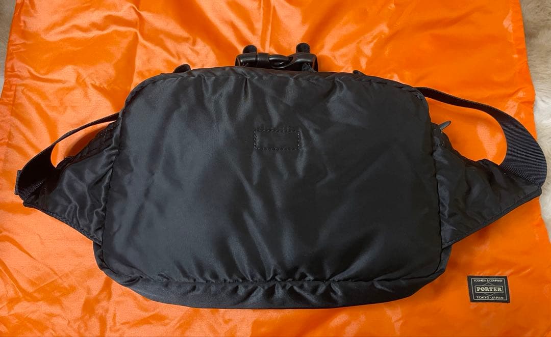 【美品】PORTER ポーター タンカー　ウエストバック 黒