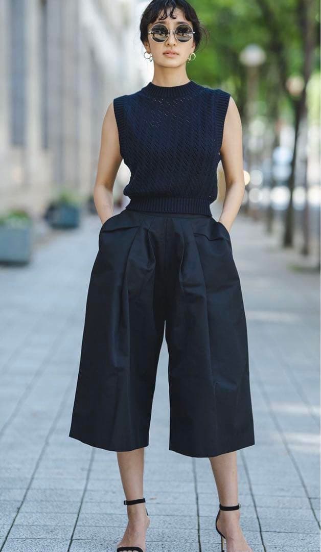 Nala ドレスパンツ　2022 ネイビー