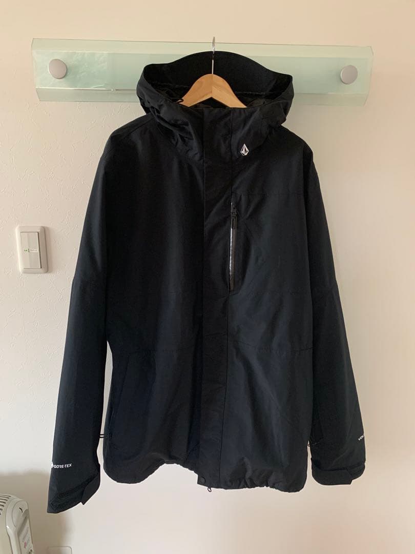 volcom l gore-tex jaket XL ブラック　ボルコムスノー
