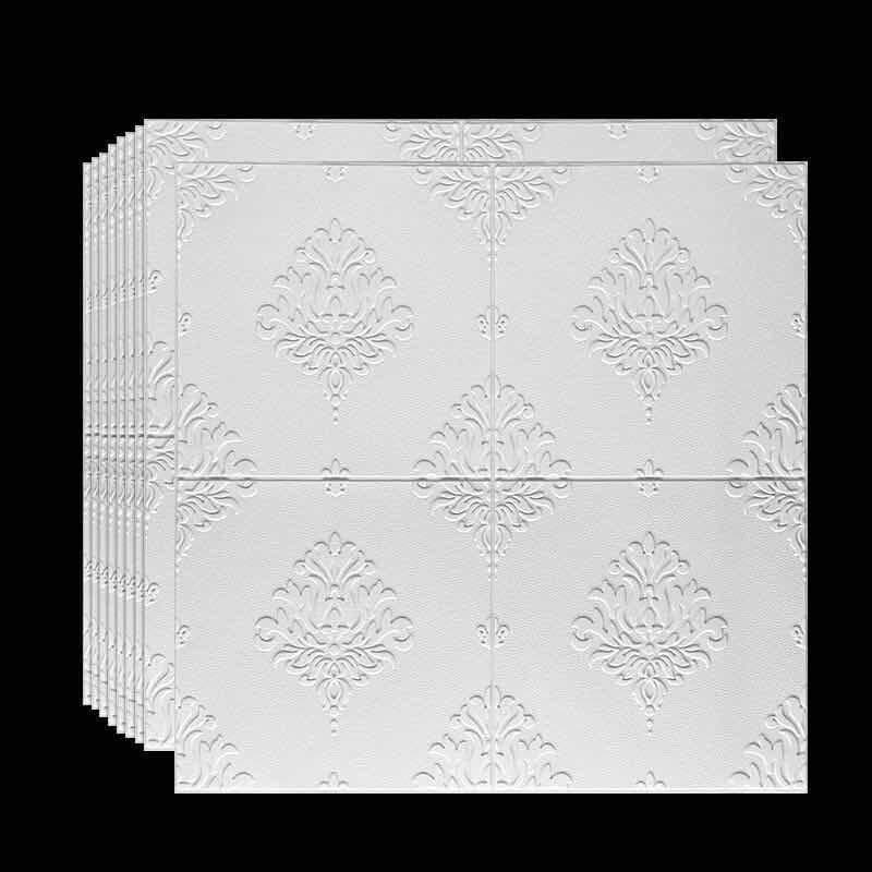 20枚 70cm×70cm ．背景壁 3D立体レンガ模様壁紙 防水 汚い防止a