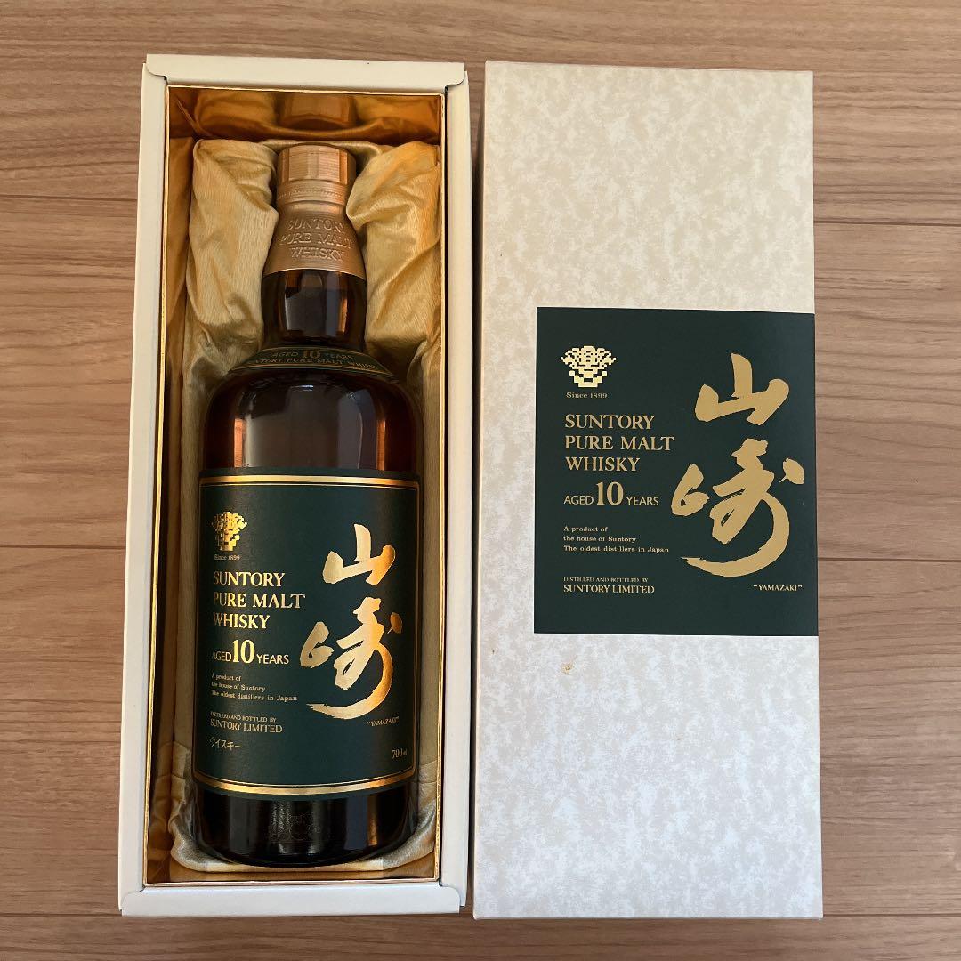 サントリー　山崎　10年 ピュアモルトウィスキー Yamazaki whisky
