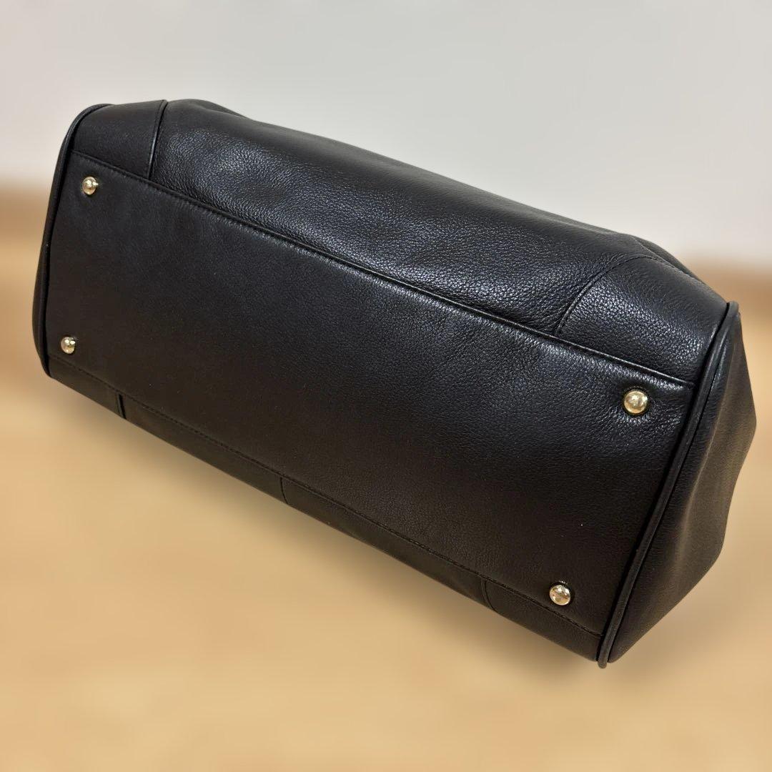 PAPILLONNER パピヨネ レザーボストンバッグ軽量ユニセックス