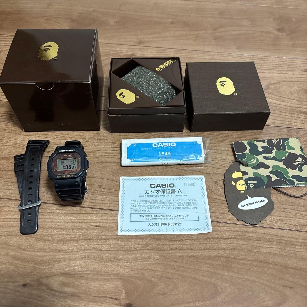 【希少】G-SHOCK x A BATHING APE DW-5600VT