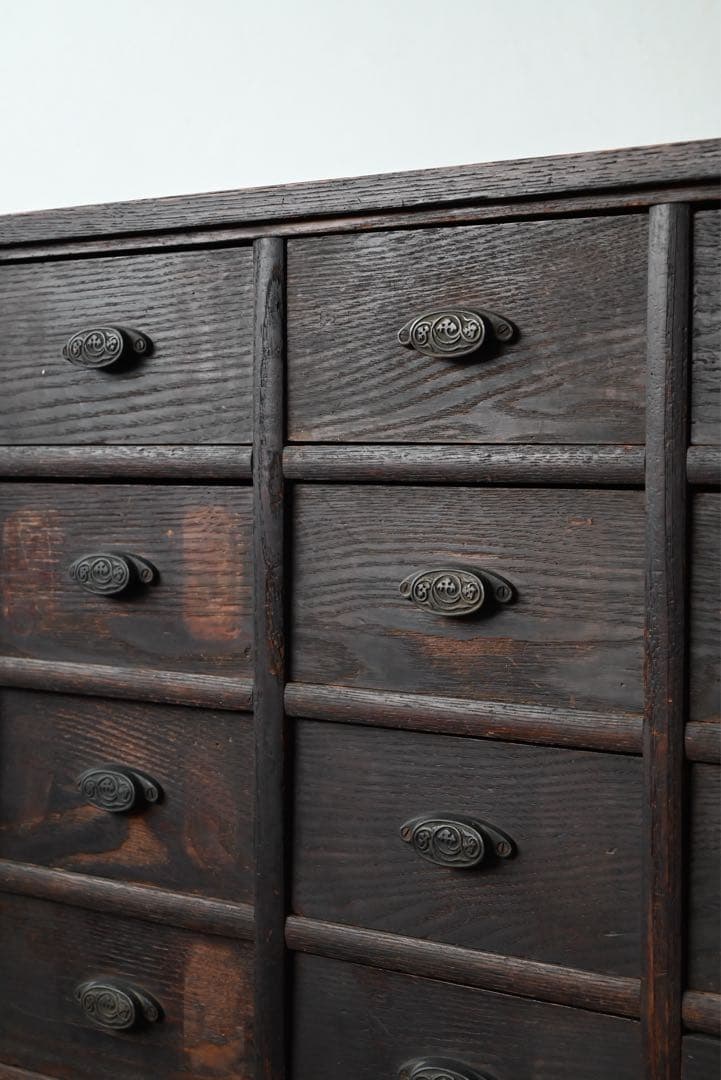 ③ 店舗什器 引出 古家具 古道具 古美術 骨董 アンティーク 箪笥 抽斗