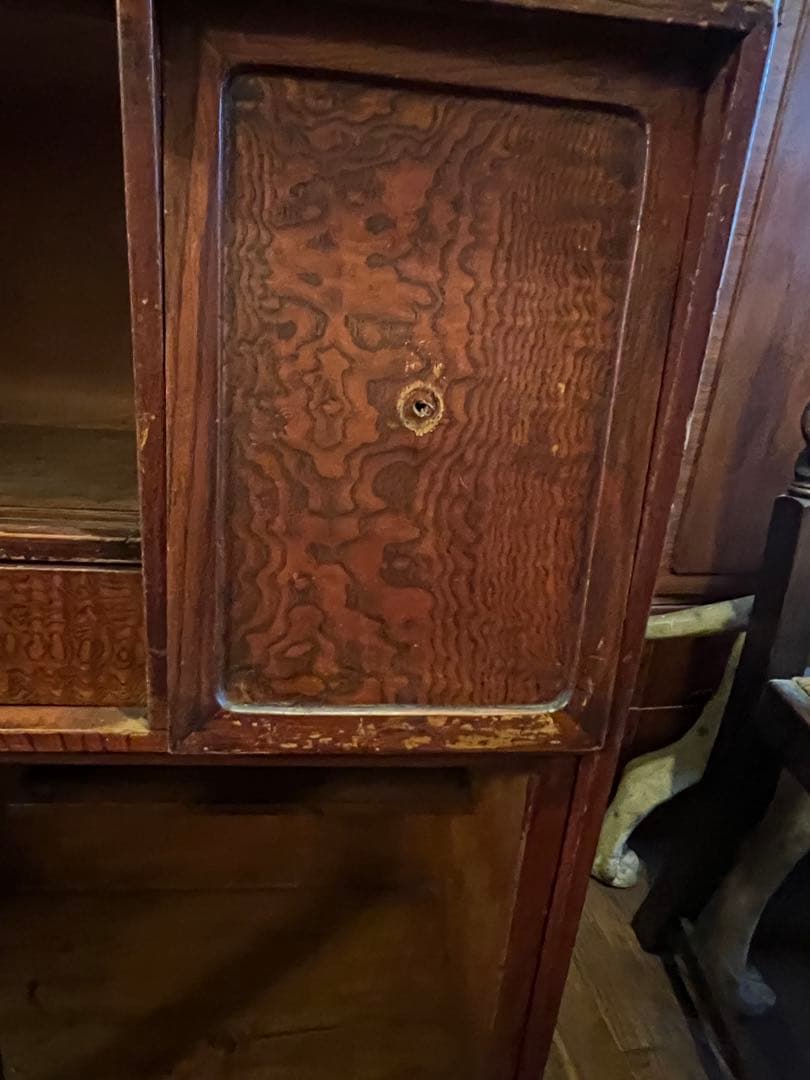 送料込❗️昭和レトロ和箪笥欅けやき？凄い杢　味あるアンティーク解体前最後のチャンス