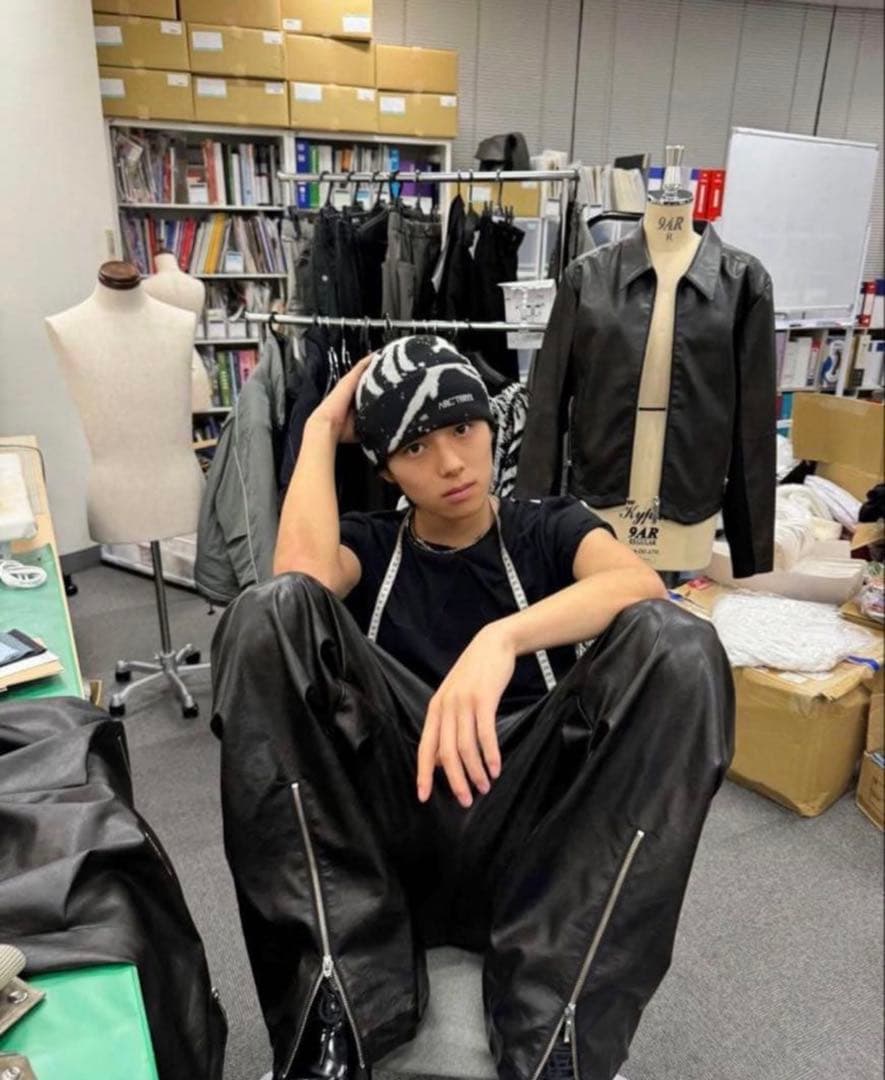 jent louis Zip Leather Pants Mサイズ