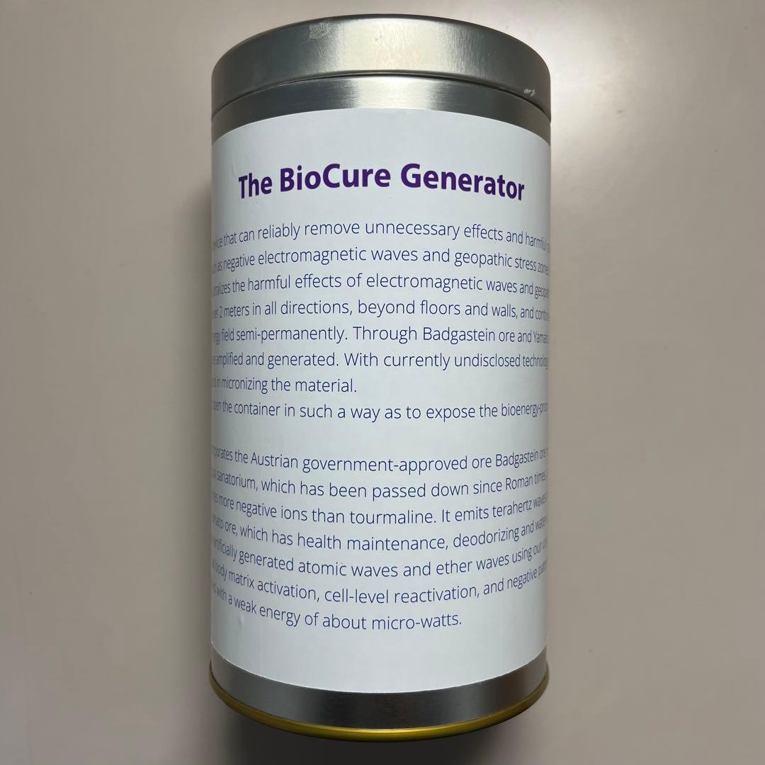 【特注】バイオキュア ヒーリングジェネレーター 【テスラ缶】
