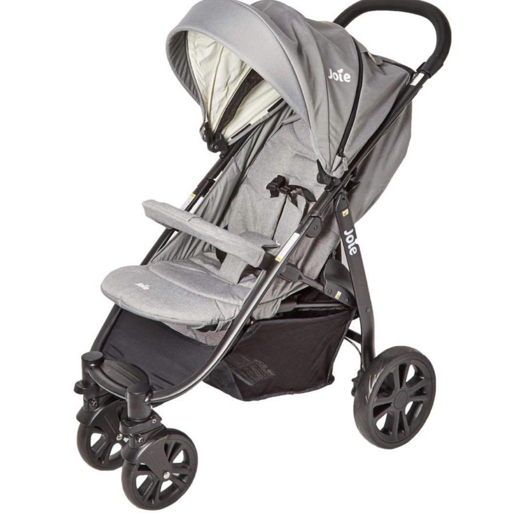 美品！Joie ベビーカー ライトトラックス E（グレーフランネル）