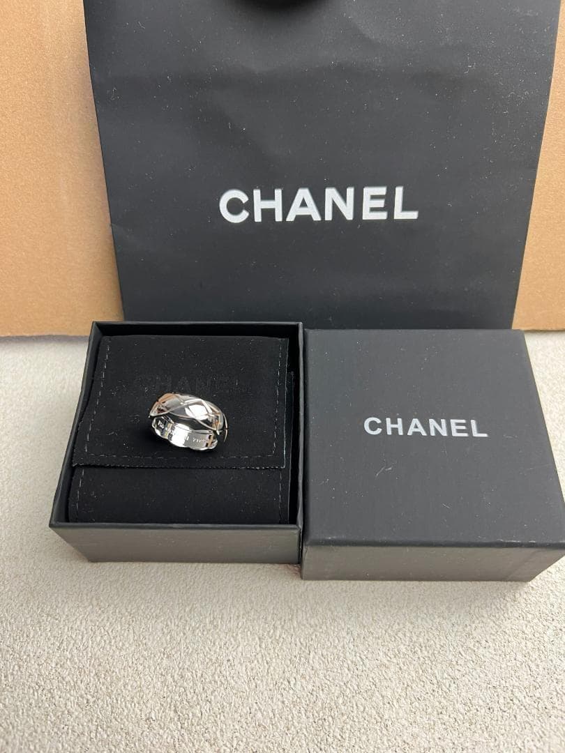 シャネル CHANEL リング T56（8号）ジオメトリックカット