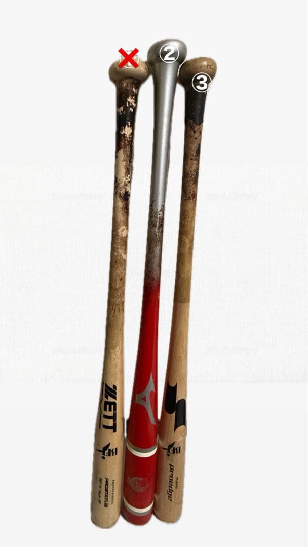 BFJ 硬式木製バット2本セット