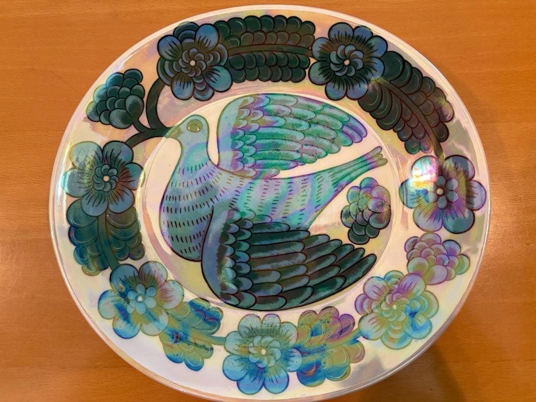 カイピアイネン　Arabia 鳥のプレート　Burger Kaipiainen