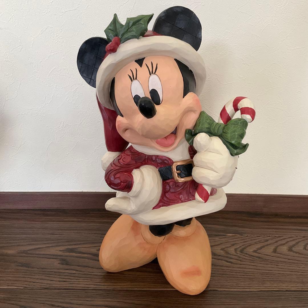 ジム ショア ディズニー ミニー　ミッキー　サンタ　置物　コストコ